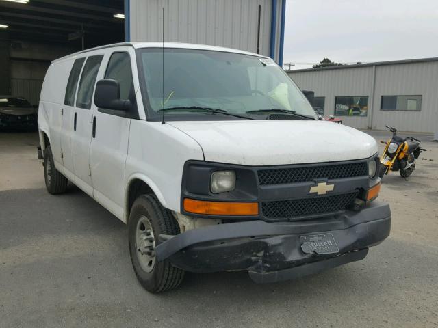 1GCWGGBA9D1161287 - 2013 CHEVROLET EXPRESS G2 WHITE photo 1