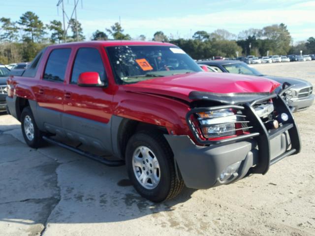 3GNEC13T22G108375 - 2002 CHEVROLET AVALANCHE RED photo 1