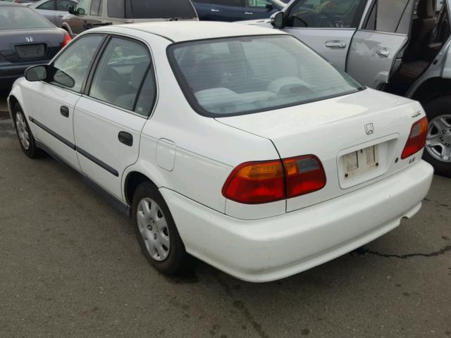 1HGEJ6572YL066735 - 2000 HONDA CIVIC LX WHITE photo 3