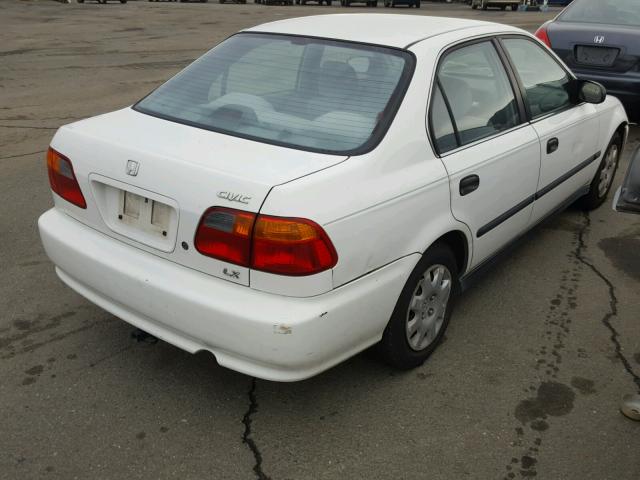 1HGEJ6572YL066735 - 2000 HONDA CIVIC LX WHITE photo 4