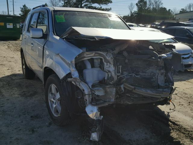 5FNYF3H5XBB047995 - 2011 HONDA PILOT EXL SILVER photo 1