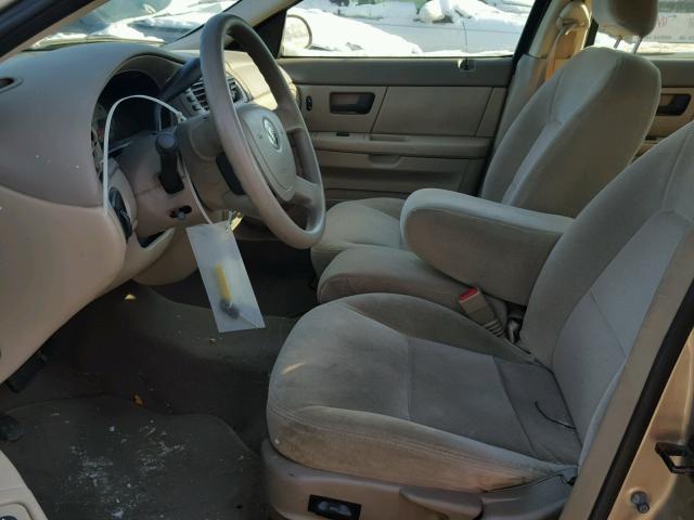 1MEFM50UX4A608606 - 2004 MERCURY SABLE GS BEIGE photo 5