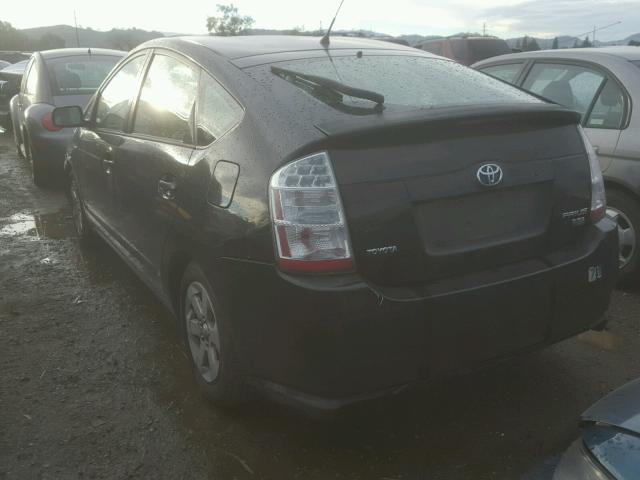 JTDKB20U563146788 - 2006 TOYOTA PRIUS BLACK photo 3