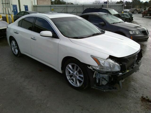 1N4AA51EX9C840653 - 2009 NISSAN MAXIMA S WHITE photo 1