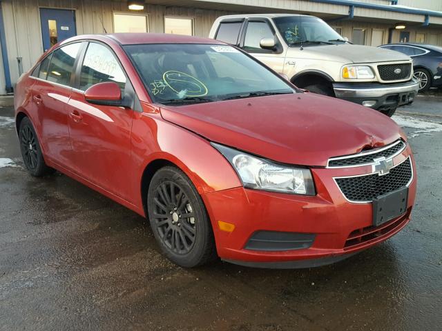 1G1PJ5SC6C7304700 - 2012 CHEVROLET CRUZE ECO RED photo 1