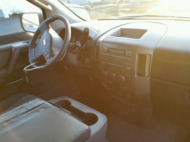 1N6BA06A35N572614 - 2005 NISSAN TITAN XE BLACK photo 9