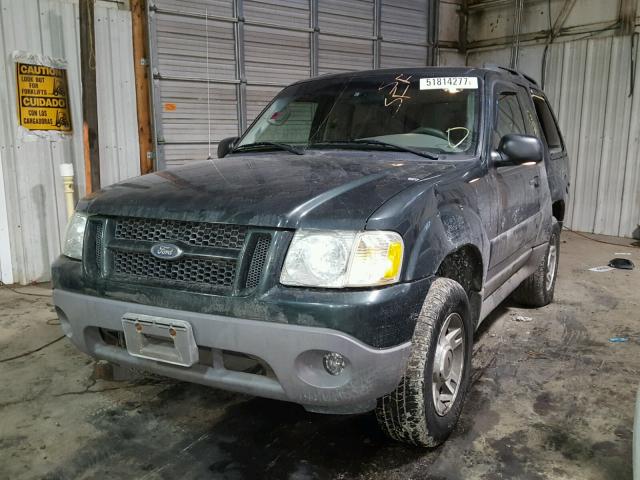 1FMYU60EX3UC05341 - 2003 FORD EXPLORER S GREEN photo 2