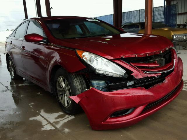 5NPEB4AC1BH259103 - 2011 HYUNDAI SONATA GLS RED photo 1