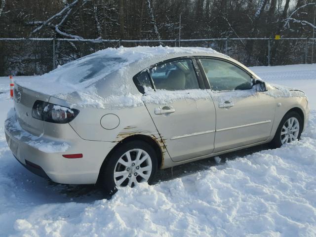 JM1BK32F471749796 - 2007 MAZDA 3 I TAN photo 4