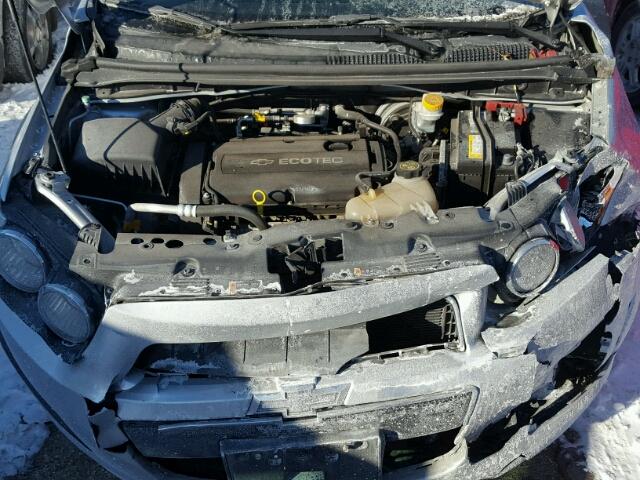 1G1JB5SH9C4228261 - 2012 CHEVROLET SONIC LS 银色 照片 7