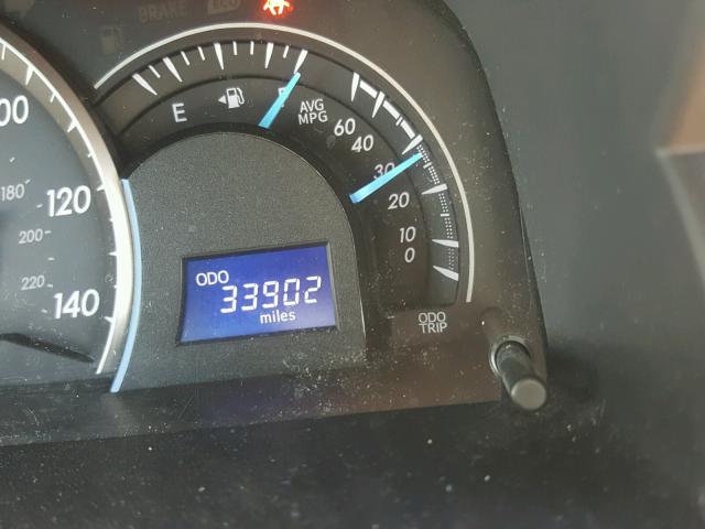 4T4BF1FK8FR513344 - 2015 TOYOTA CAMRY LE ნაცრისფერი ფოტო 8