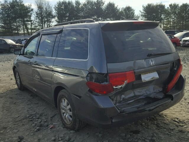 5FNRL3H5XAB063271 - 2010 HONDA ODYSSEY EX GRAY photo 3