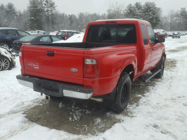 1FTZR15E11TA68993 - 2001 FORD RANGER SUP RED photo 4