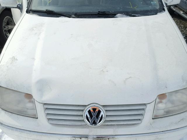 3VWSE69M24M060462 - 2004 VOLKSWAGEN JETTA GLS WHITE photo 7