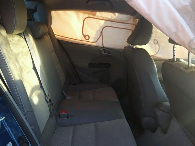 JHMZE2H70CS006586 - 2012 HONDA INSIGHT EX BLUE photo 6