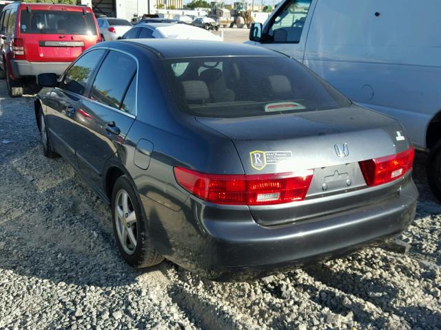 1HGCM56455A141531 - 2005 HONDA ACCORD LX BLUE photo 3