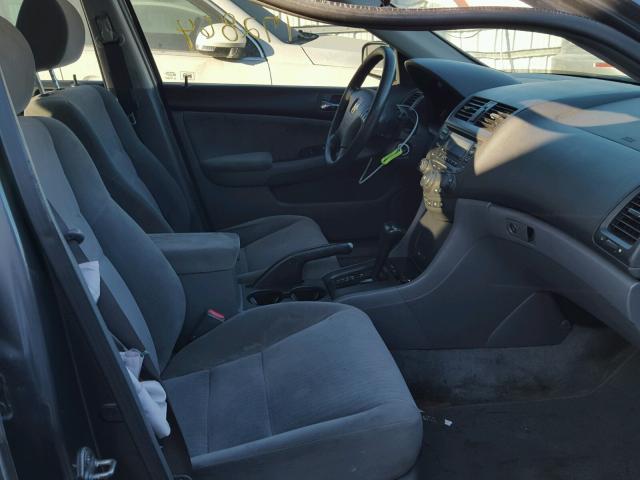 1HGCM56455A141531 - 2005 HONDA ACCORD LX BLUE photo 5