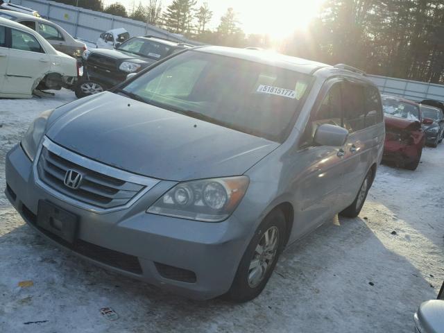 5FNRL38718B055331 - 2008 HONDA ODYSSEY EX SILVER photo 2