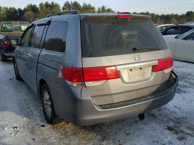 5FNRL38718B055331 - 2008 HONDA ODYSSEY EX SILVER photo 3