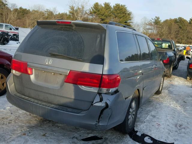 5FNRL38718B055331 - 2008 HONDA ODYSSEY EX SILVER photo 4