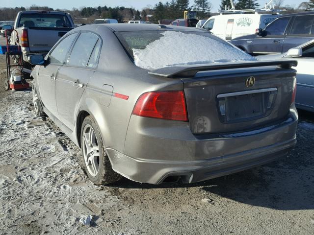 19UUA66268A042402 - 2008 ACURA TL GRAY photo 3