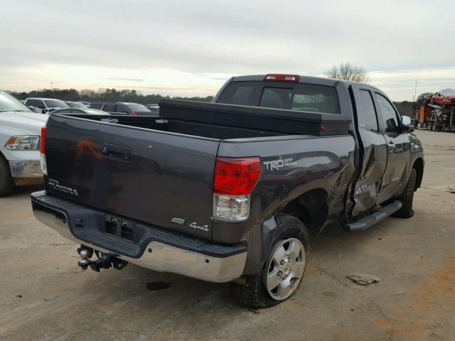 5TFBW5F14BX184406 - 2011 TOYOTA TUNDRA DOU GRAY photo 4