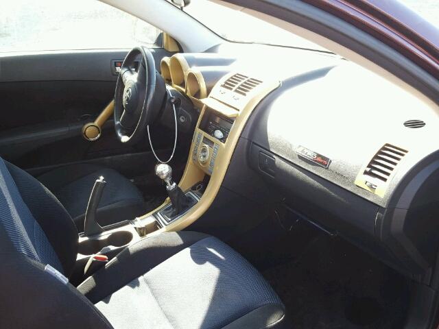 JTKDE167450003786 - 2005 TOYOTA SCION TC 紫色 照片 5