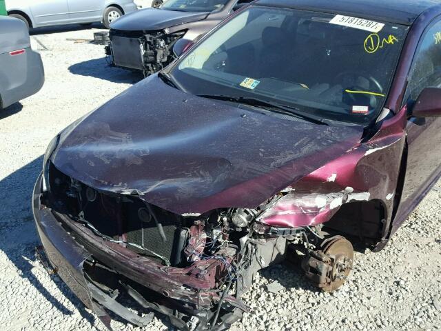 JTKDE167450003786 - 2005 TOYOTA SCION TC 紫色 照片 9