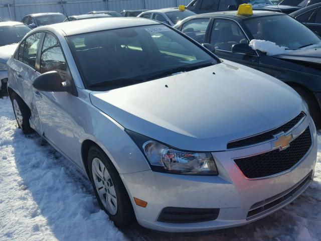 1G1PC5SH9C7341620 - 2012 CHEVROLET CRUZE LS SILVER photo 1