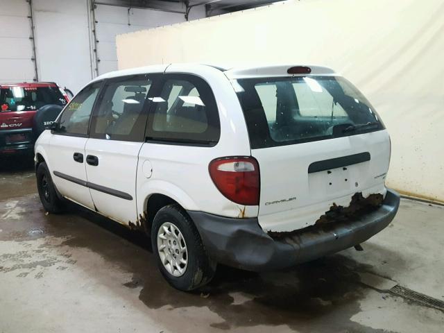 1C4GJ15BX2B602827 - 2002 CHRYSLER VOYAGER EC WHITE photo 3