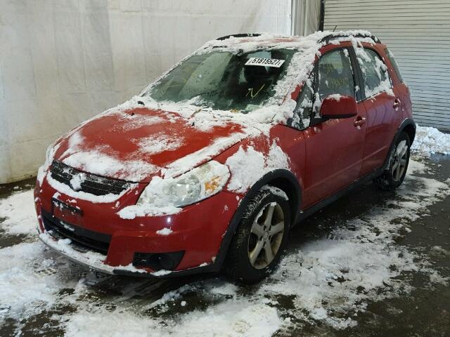 JS2YB413185104854 - 2008 SUZUKI SX4 BASE RED photo 2