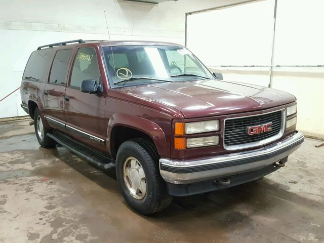 3GKFK16R3WG505491 - 1998 GMC SUBURBAN K MAROON photo 1