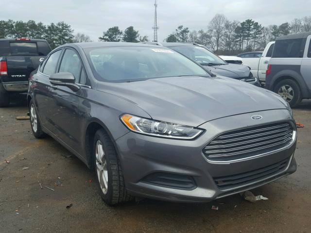 1FA6P0H79E5379992 - 2014 FORD FUSION SE GRAY photo 1