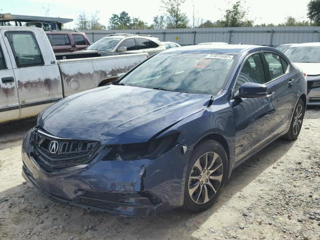 19UUB1F38FA026885 - 2015 ACURA TLX BLUE photo 2