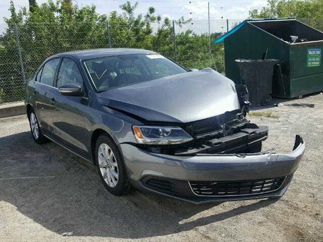 3VWD07AJ3EM223720 - 2014 VOLKSWAGEN JETTA SE GRAY photo 1