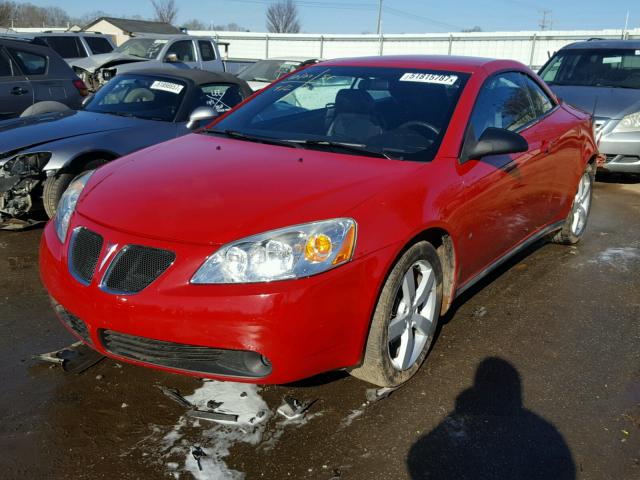 1G2ZH351474109426 - 2007 PONTIAC G6 GT RED photo 2