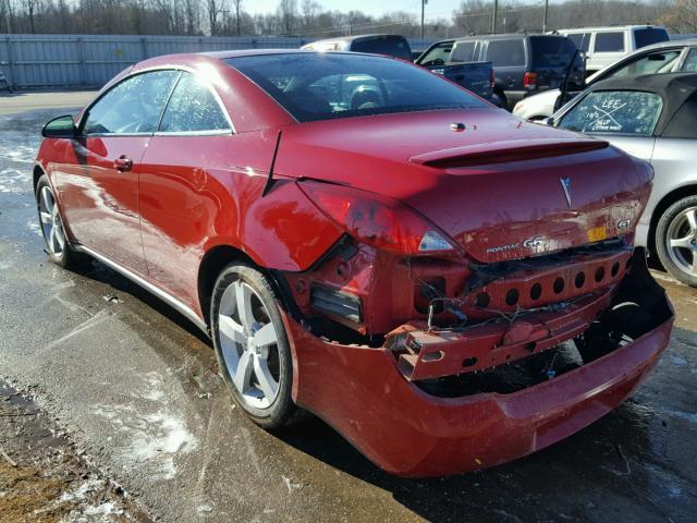 1G2ZH351474109426 - 2007 PONTIAC G6 GT RED photo 3