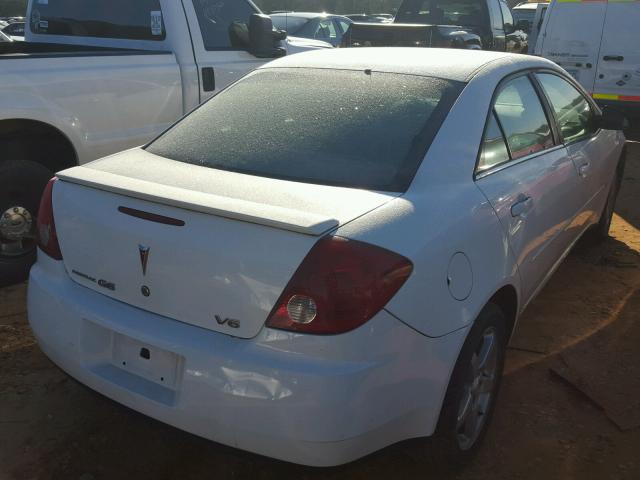 1G2ZG58N774123947 - 2007 PONTIAC G6 BASE WHITE photo 4