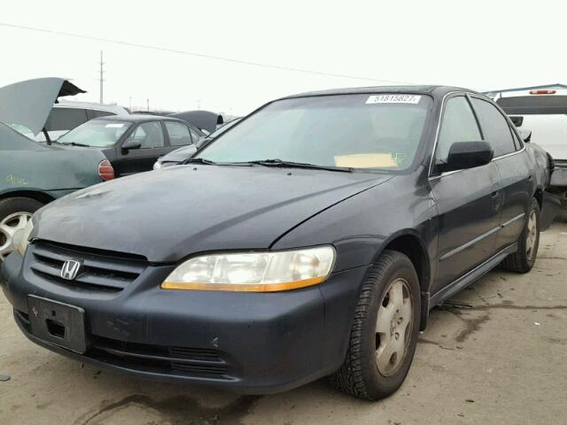 1HGCG16541A042637 - 2001 HONDA ACCORD EX BLACK photo 2