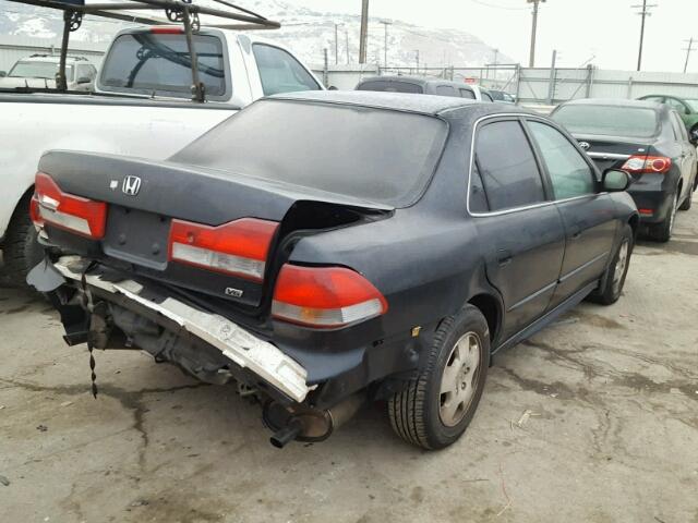 1HGCG16541A042637 - 2001 HONDA ACCORD EX BLACK photo 4