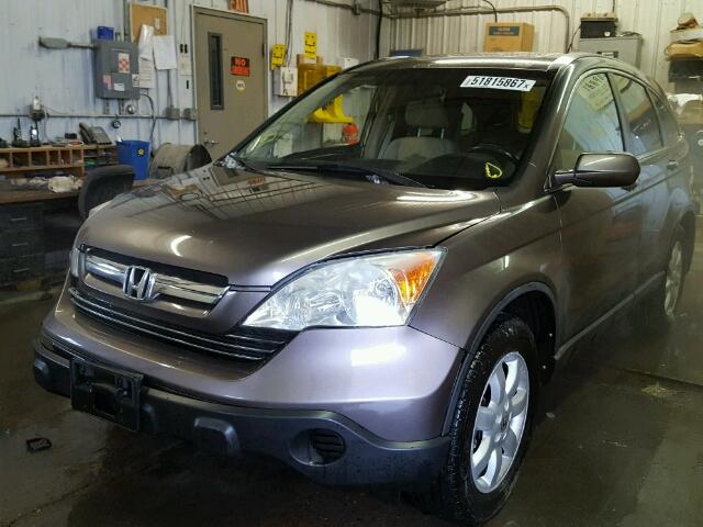 5J6RE48729L022802 - 2009 HONDA CR-V EXL TAN photo 2