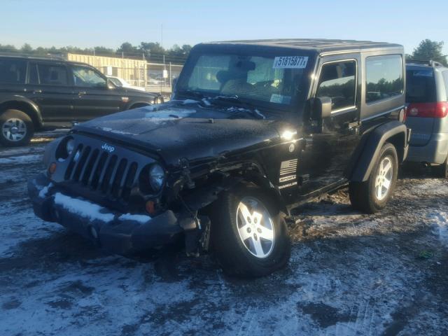1C4AJWAG7DL542121 - 2013 JEEP WRANGLER S BLACK photo 2