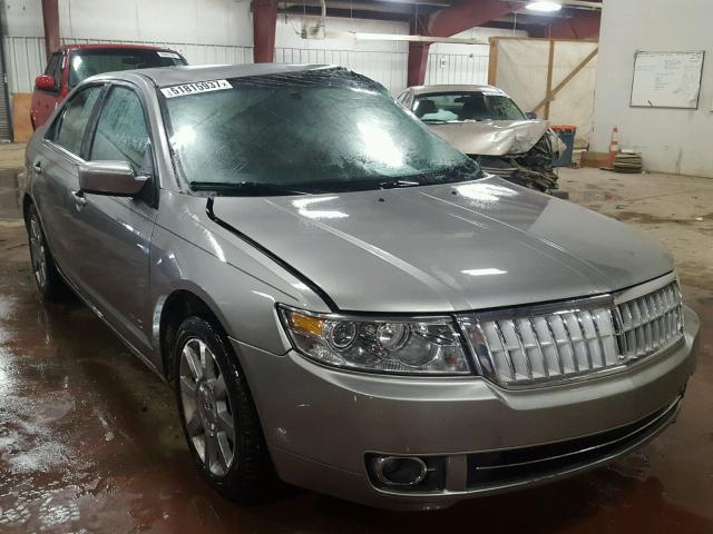 3LNHM26T18R665212 - 2008 LINCOLN MKZ GRAY photo 1