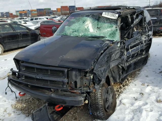 1GHDT13W412132774 - 2001 OLDSMOBILE BRAVADA BLACK photo 2