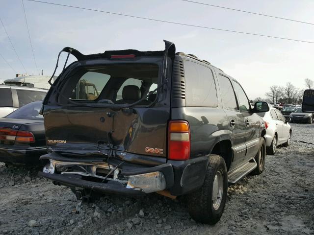 1GKEC13Z33R283270 - 2003 GMC YUKON GRAY photo 4