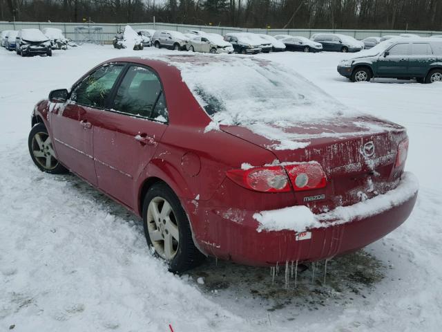 1YVFP80C535M34625 - 2003 MAZDA 6 I RED photo 3