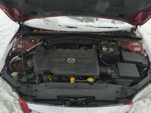 1YVFP80C535M34625 - 2003 MAZDA 6 I RED photo 7