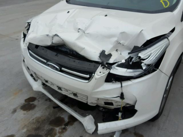 1FMCU0H90DUD56396 - 2013 FORD ESCAPE SEL WHITE photo 9