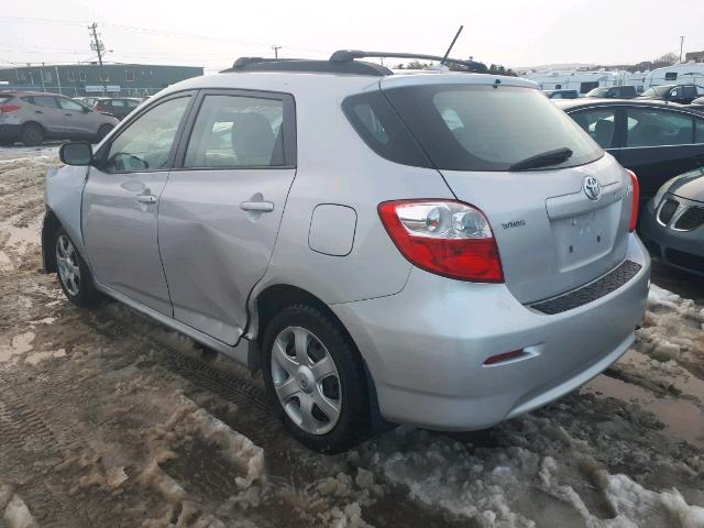 2T1KU4EE7AC235219 - 2010 TOYOTA COROLLA MA SILVER photo 3