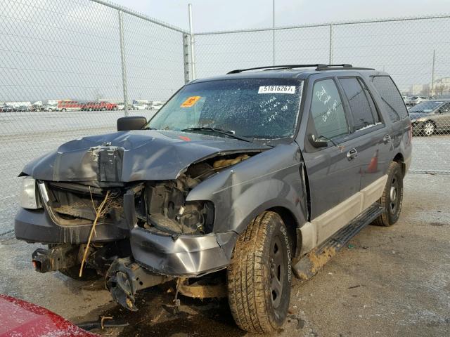 1FMRU15W93LB07626 - 2003 FORD EXPEDITION GRAY photo 2